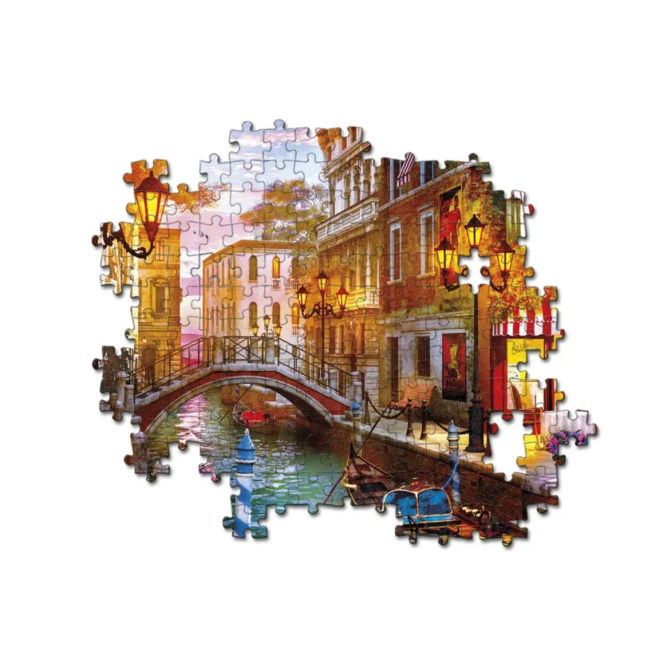 Clementoni 35063 Puzzle 500 Hqc Sunset Over Venice 49 X 36 Cm