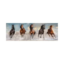 Clementoni 39607 Puzzle 1000 Pan Hqc Horses 98 X 33 Cm