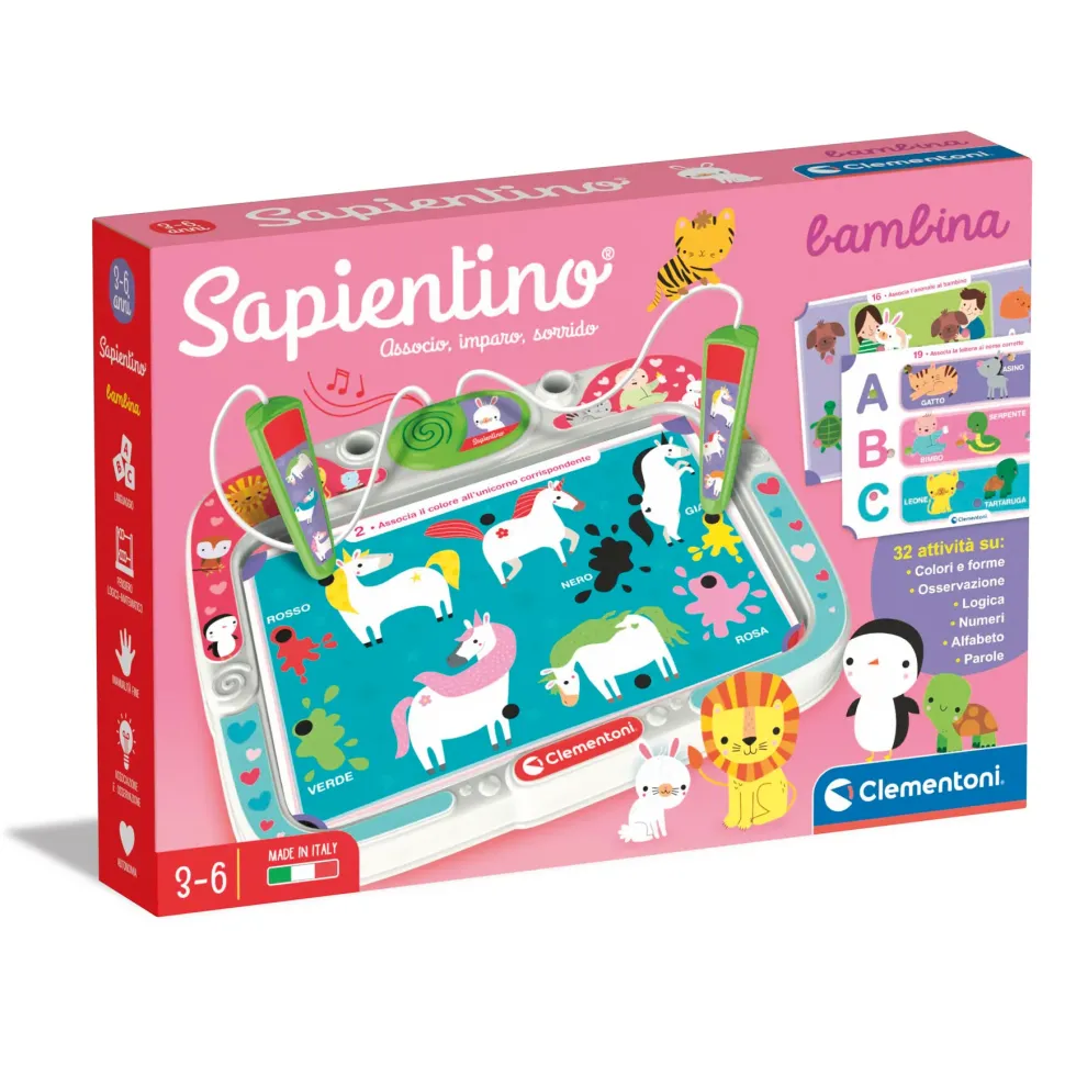 Clementoni 16385 Sapientino Bambina, Gioco Educativo