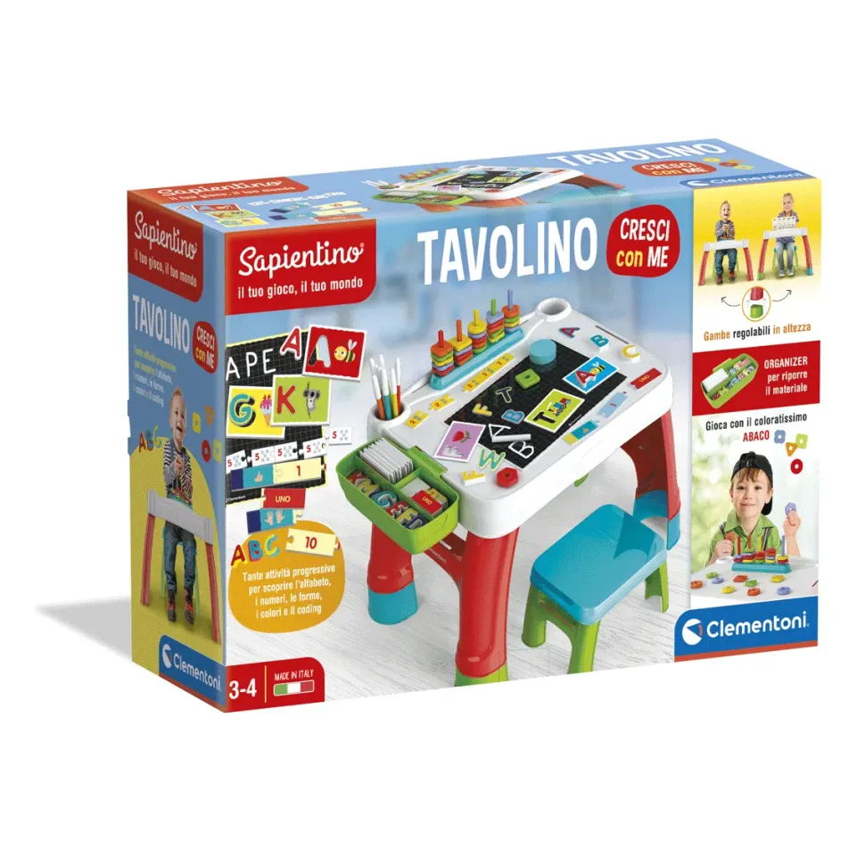 Clementoni 16745 Sapientino Tavolo Cresci Con Me