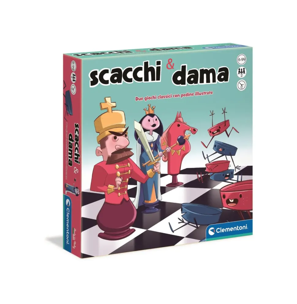 Clementoni 16292 Scacchi & Dama