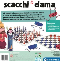 Clementoni 16292 Scacchi & Dama