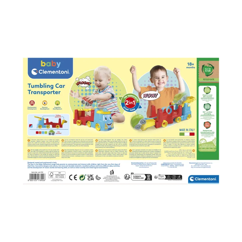 Clementoni 17892 Tumbling Car Transporter