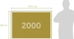 Clementoni Colorboom Collection Gradient 2000 Pezzi