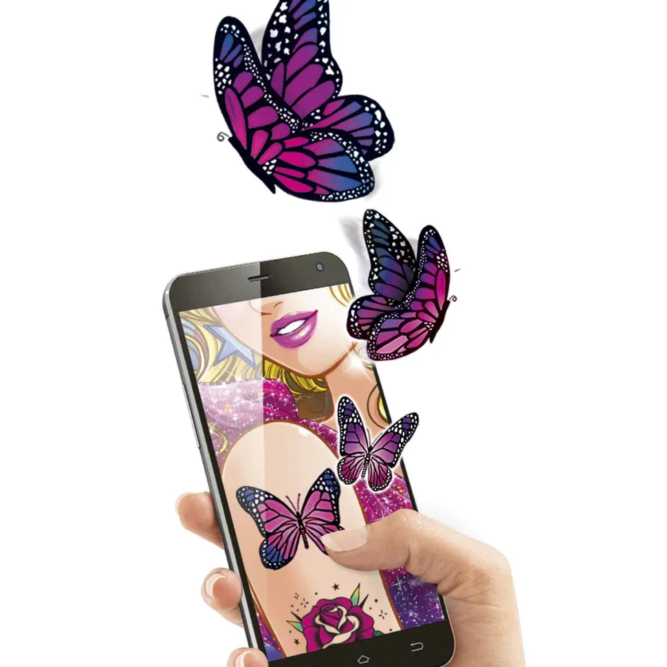 Clementoni Crazy Chic Crazy Tattoo, Kit Tatuaggi