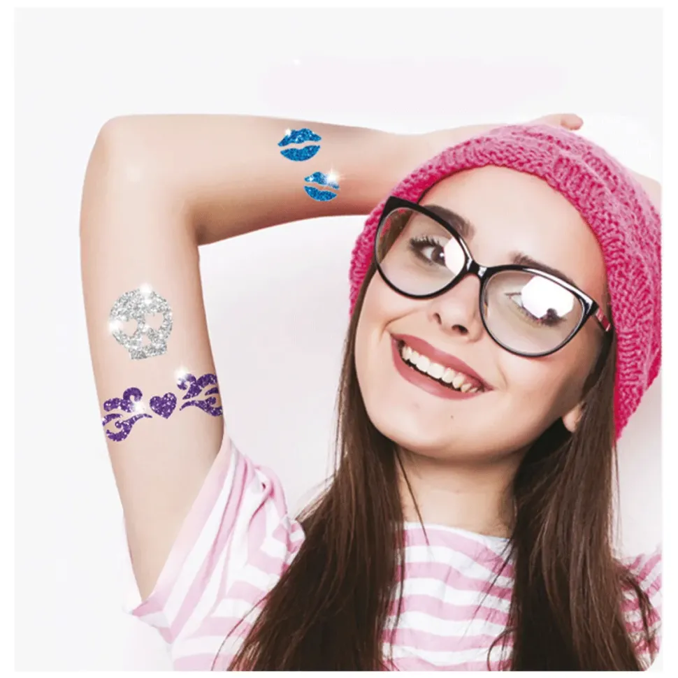 Clementoni Crazy Chic Crazy Tattoo, Kit Tatuaggi