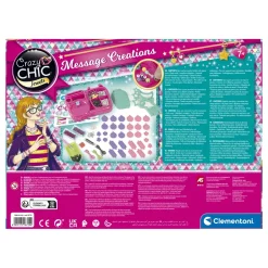 Clementoni Crazy Chic Message Creations Kit Braccialetti