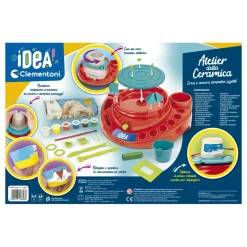 Clementoni Idea Atelier Della Ceramica, Tornio Per Modellare La Creta