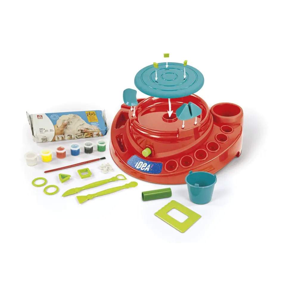Clementoni Idea Atelier Della Ceramica, Tornio Per Modellare La Creta