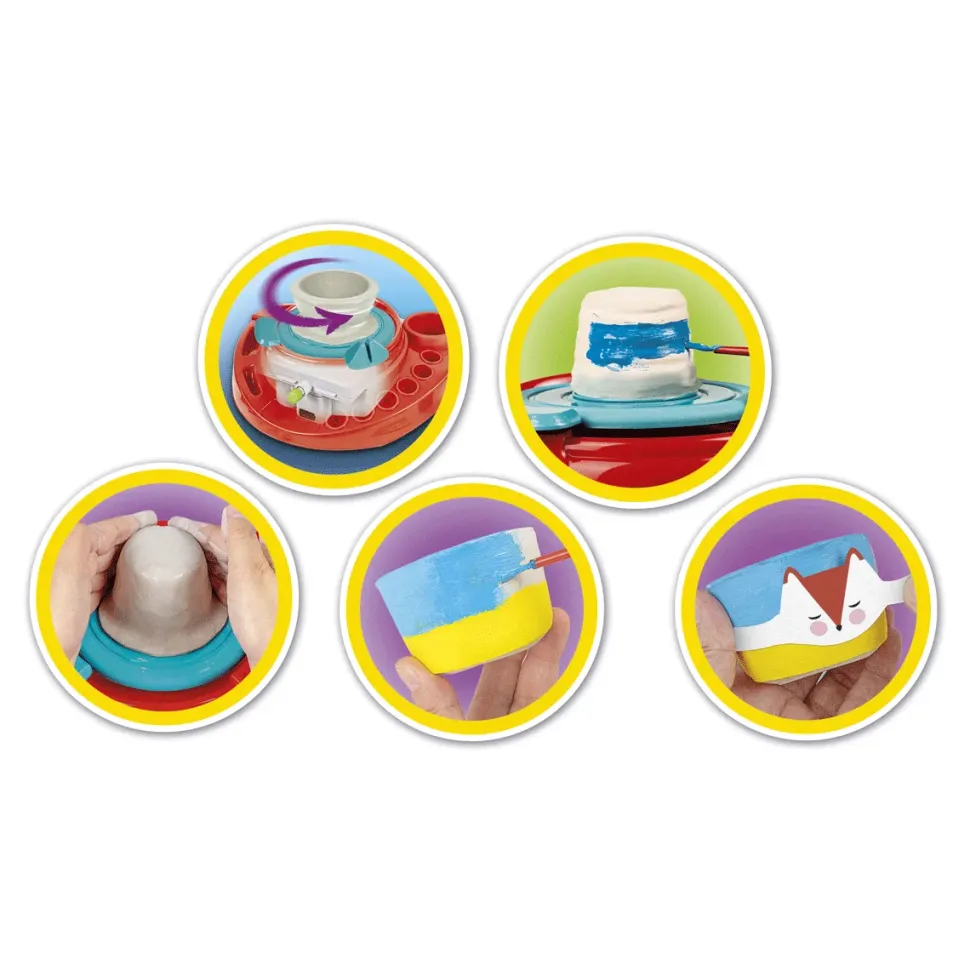 Clementoni Idea Atelier Della Ceramica, Tornio Per Modellare La Creta