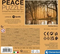 Clementoni Peace Puzzle The Forest 500 Pezzi