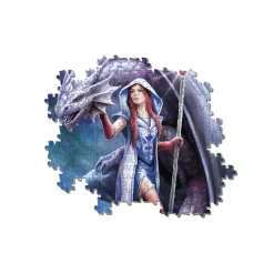 Clementoni Puzzle Anne Stokes Dragon Mage 1000 Pezzi, Puzzle Adulti