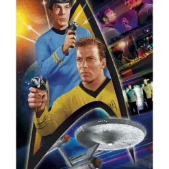 Clementoni Puzzle Cult Movies Star Trek 500 Pezzi, Puzzle Adulti