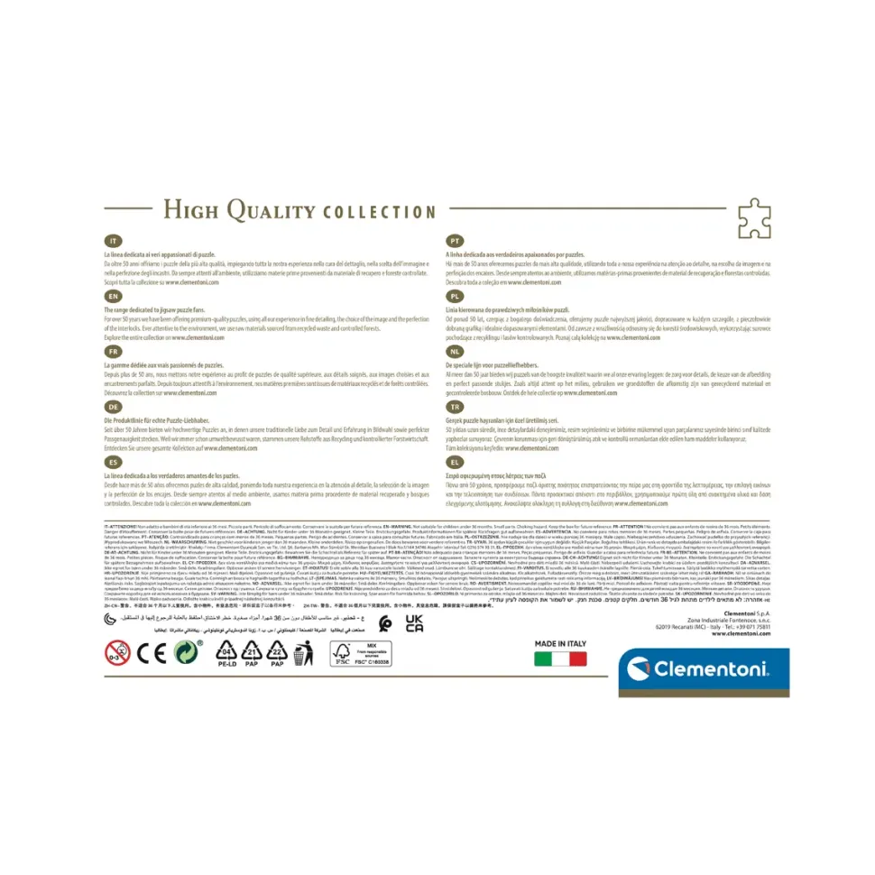 Clementoni Puzzle Disney The Cheshire Cat 500 Pezzi, Puzzle Adulti