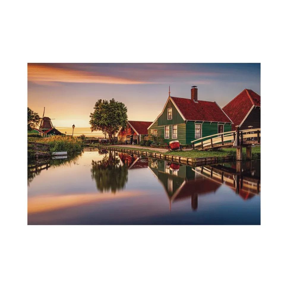 Clementoni Puzzle High Quality Collection Zaanse Schans 1500 Pezzi, Puzzle Adulti