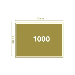 Clementoni Puzzle High Quality Collection Magical Dolomites 1000 Pezzi, Puzzle Adulti