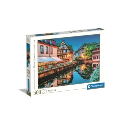 Clementoni Puzzle High Quality Collection Strasbourg Old Town 500 Pezzi, Puzzle Adulti