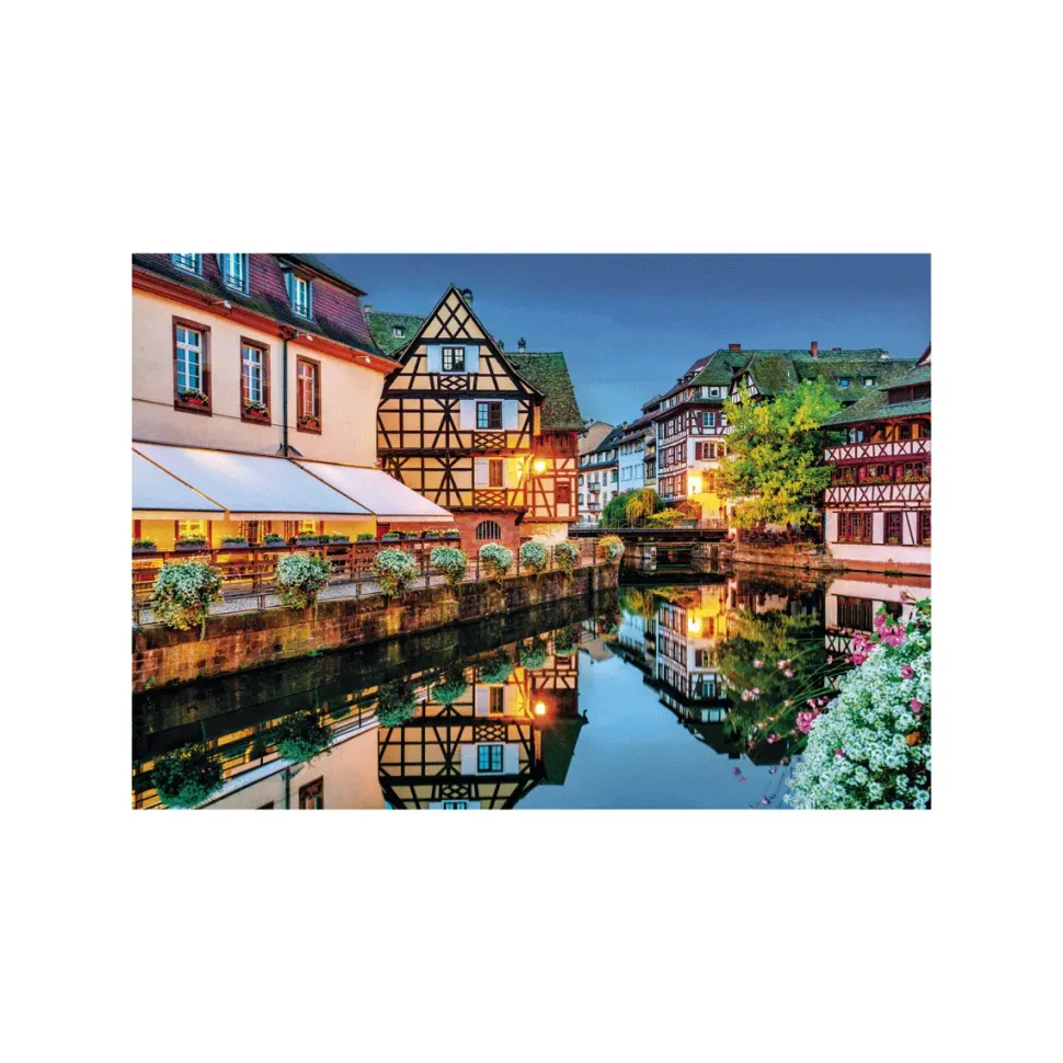 Clementoni Puzzle High Quality Collection Strasbourg Old Town 500 Pezzi, Puzzle Adulti
