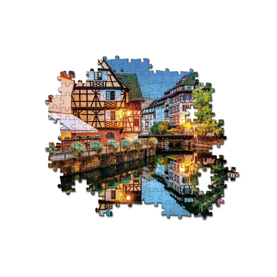 Clementoni Puzzle High Quality Collection Strasbourg Old Town 500 Pezzi, Puzzle Adulti