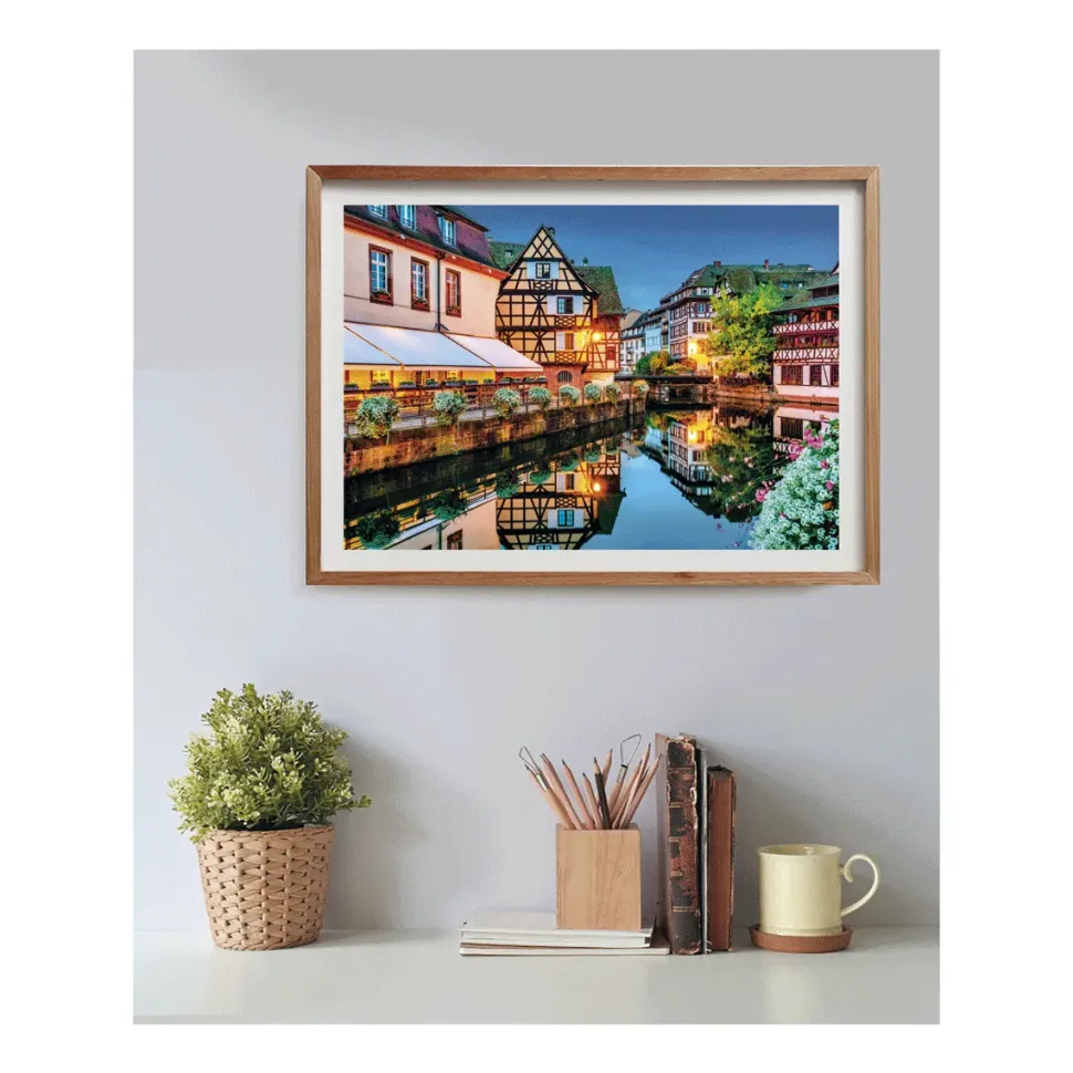 Clementoni Puzzle High Quality Collection Strasbourg Old Town 500 Pezzi, Puzzle Adulti