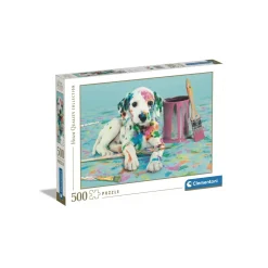 Clementoni Puzzle High Quality Collection The Funny Dalmatian 500 Pezzi, Puzzle Adulti