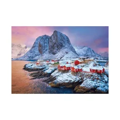 Clementoni Puzzle High Quality Collection Hamnoy Village 500 Pezzi, Puzzle Adulti