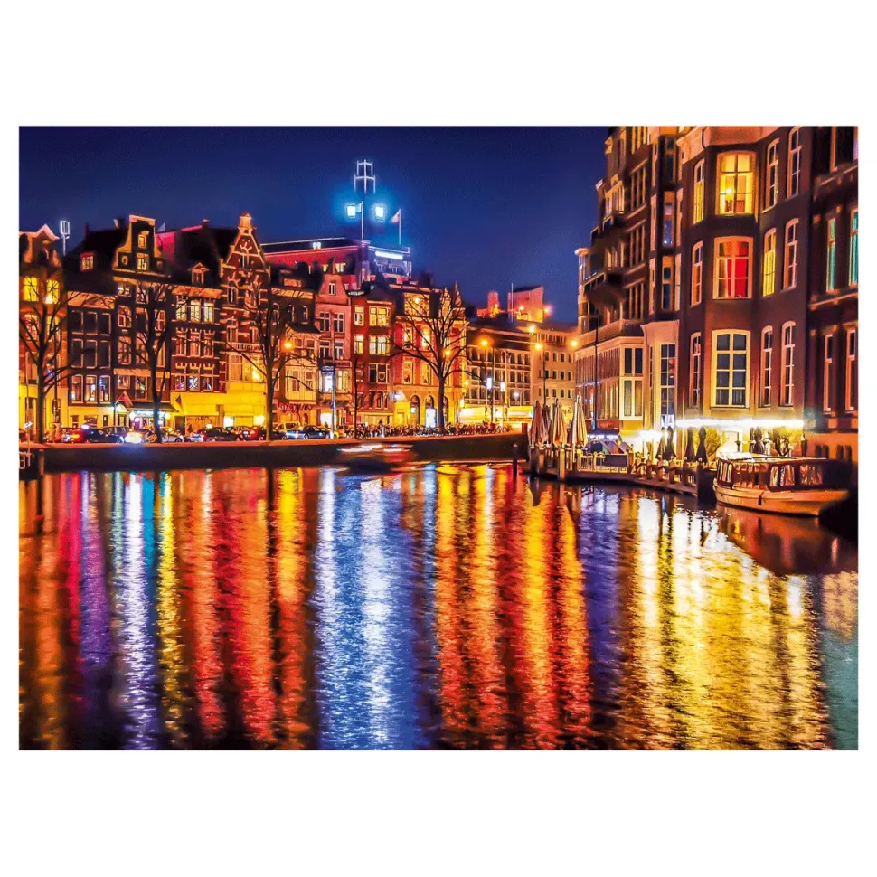 Clementoni Puzzle High Quality Collection Amsterdam 500 Pezzi, Puzzle Adulti