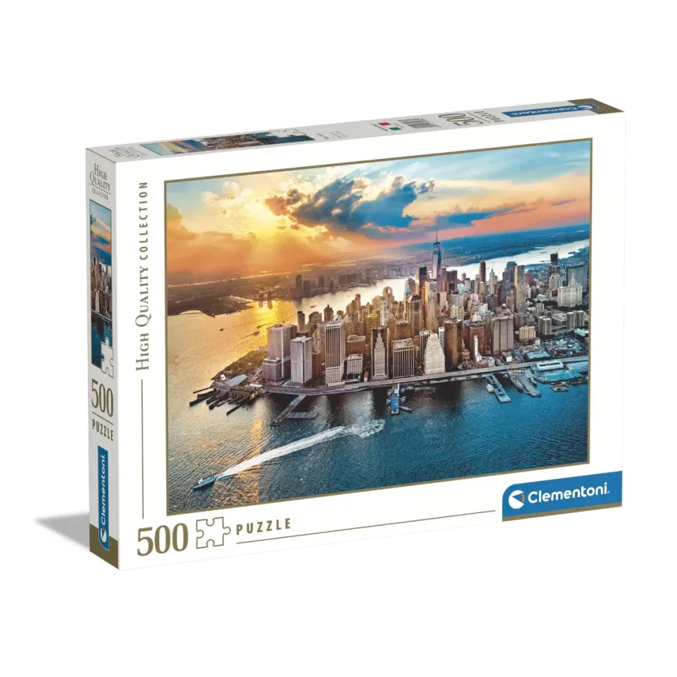 Clementoni Puzzle High Quality Collection New York 500 Pezzi, Puzzle Adulti