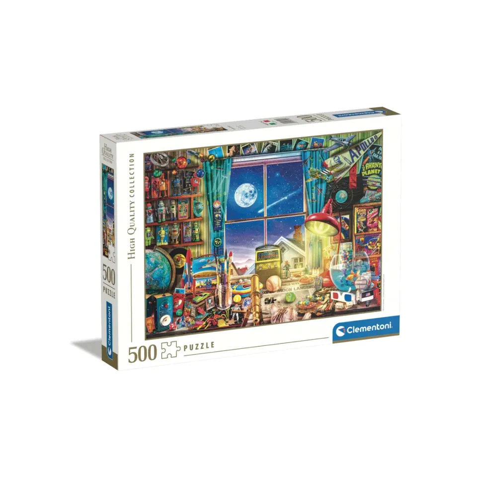 Clementoni Puzzle High Quality Collection To The Moon 500 Pezzi, Puzzle Adulti