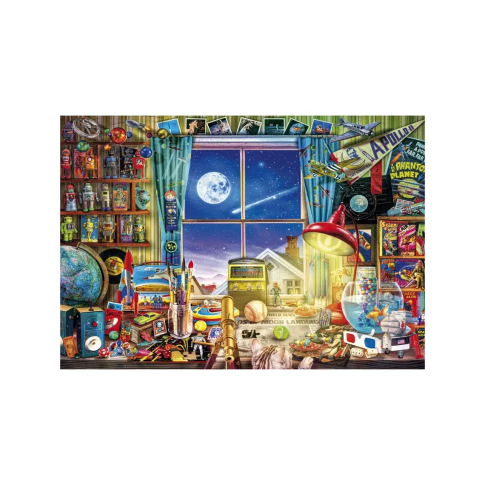 Clementoni Puzzle High Quality Collection To The Moon 500 Pezzi, Puzzle Adulti