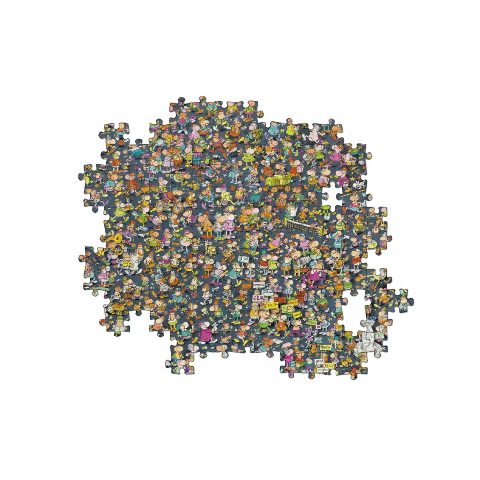 Clementoni Puzzle Impossible Mordillo 1000 Pezzi, Puzzle Adulti