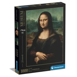 Clementoni Puzzle Museum Collection Leonardo, "Mona Lisa" 1000 Pezzi, Puzzle Adulti