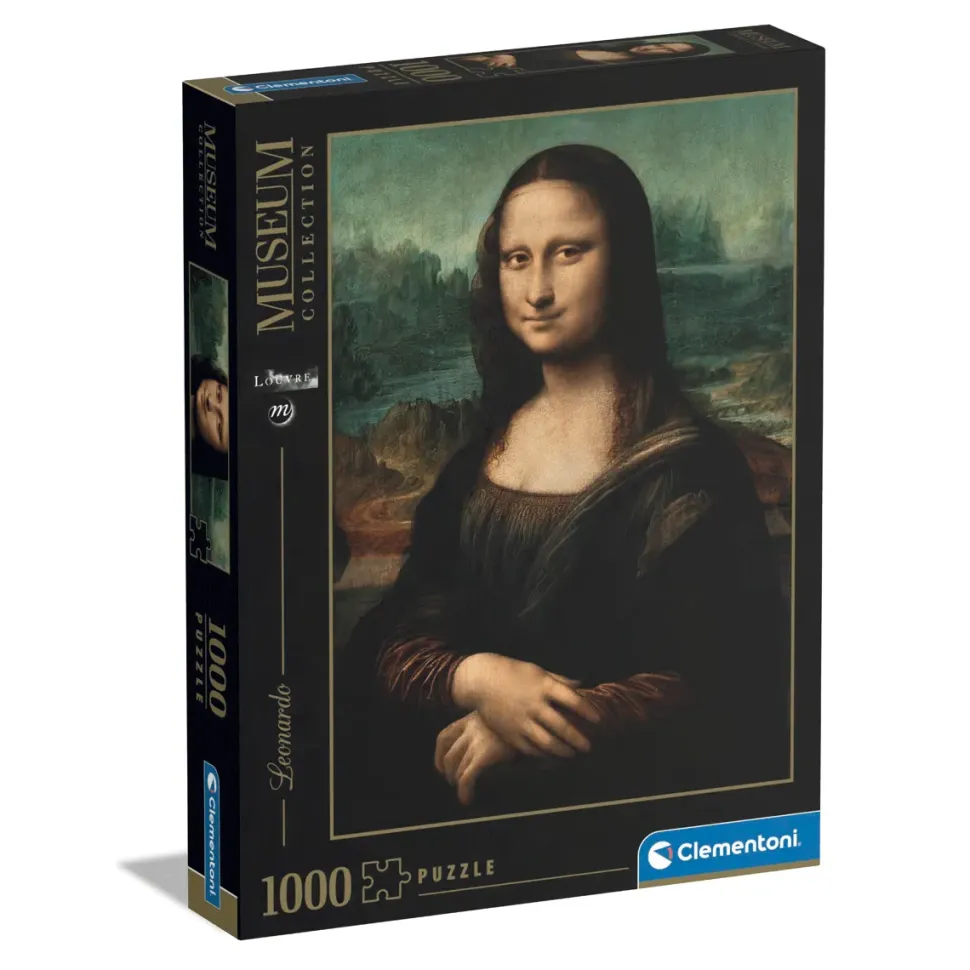 Clementoni Puzzle Museum Collection Leonardo, "Mona Lisa" 1000 Pezzi, Puzzle Adulti