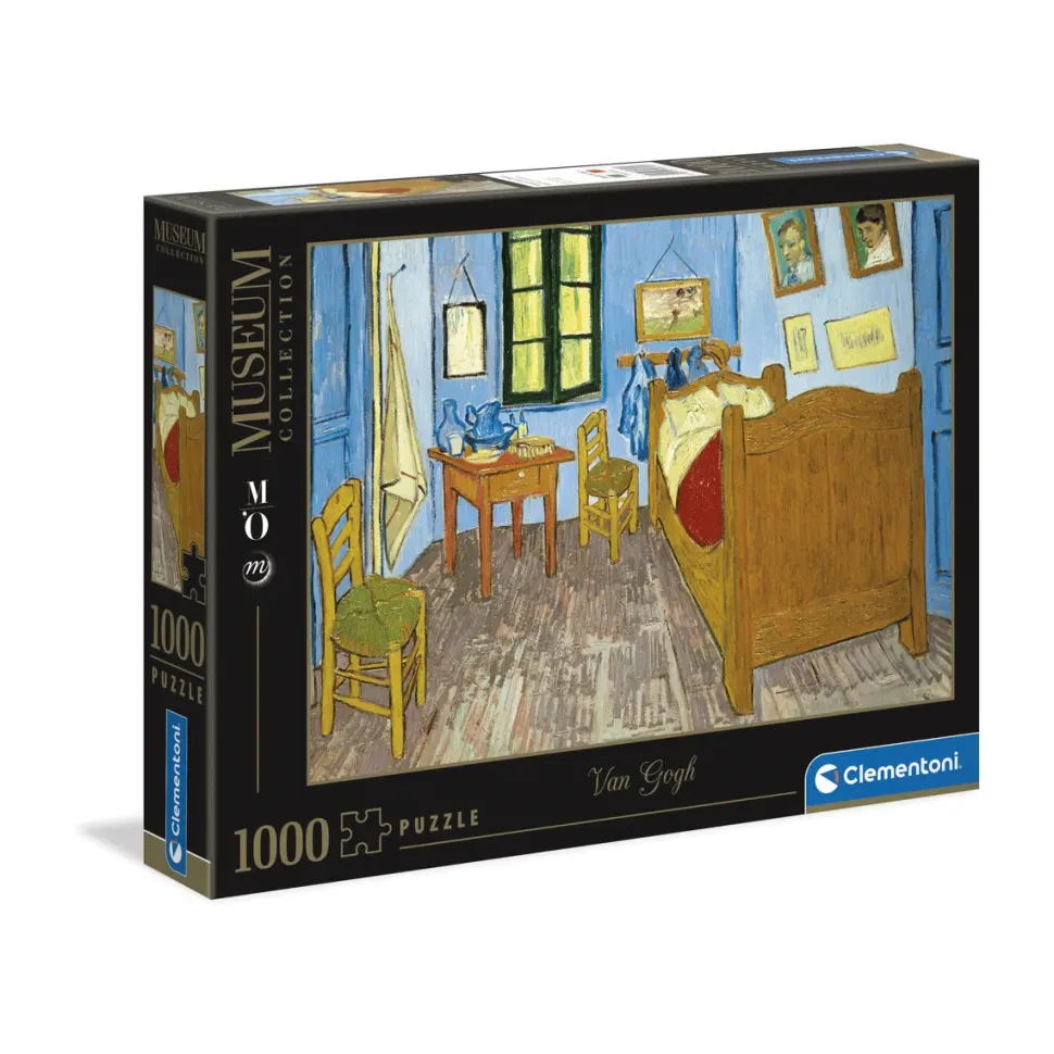 Clementoni Puzzle Museum Collection Van Gogh, "Bedroom In Arles" 1000 Pezzi, Puzzle Adulti