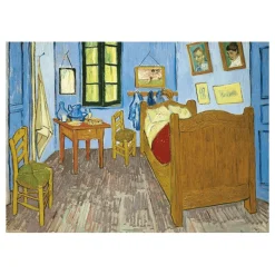 Clementoni Puzzle Museum Collection Van Gogh, "Bedroom In Arles" 1000 Pezzi, Puzzle Adulti