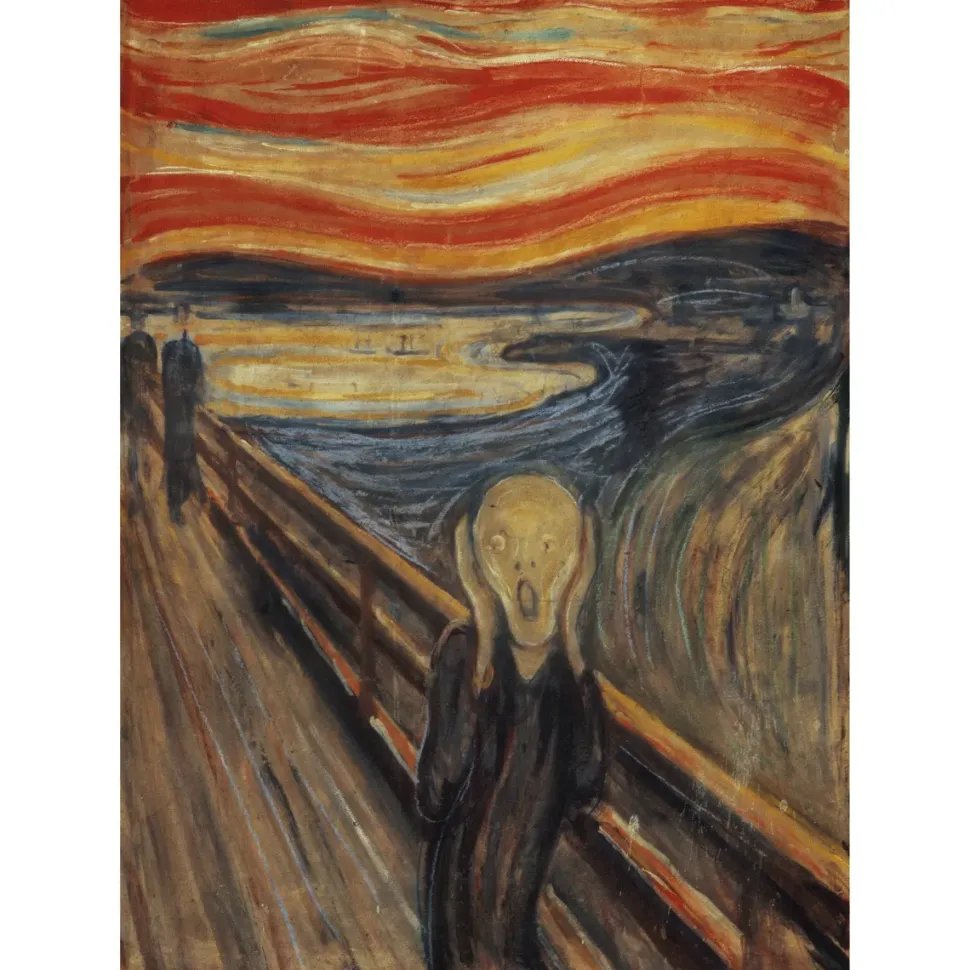 Clementoni Puzzle Museum Collection Munch, "The Scream" 1000 Pezzi, Puzzle Adulti