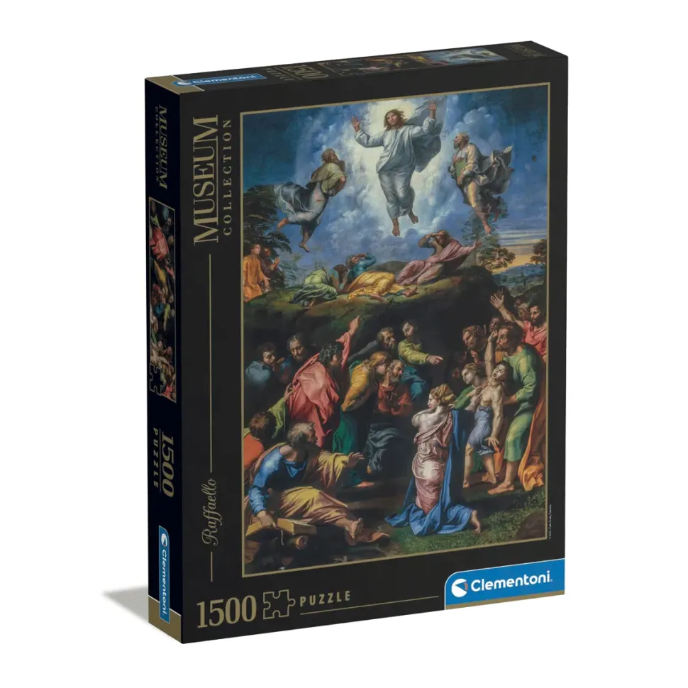 Clementoni Puzzle Museum Collection Raphael, "Transfiguration" 1500 Pezzi, Puzzle Adulti