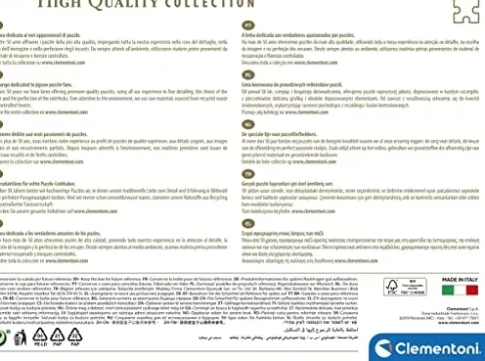 Clementoni Puzzle New York City 1000 Pezzi