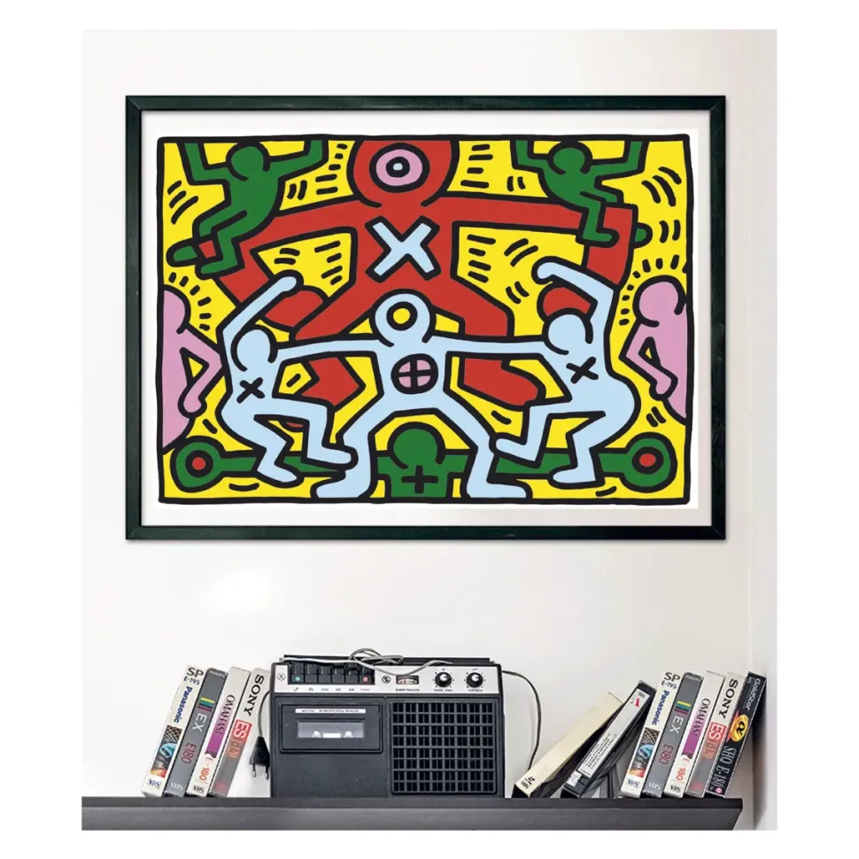 Clementoni Puzzle Novo Art Series Keith Haring 1000 Pezzi, Puzzle Adulti