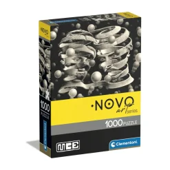 Clementoni Puzzle Novo Art Series M. C. Escher, "Bond Of Union" 1000 Pezzi, Puzzle Adulti