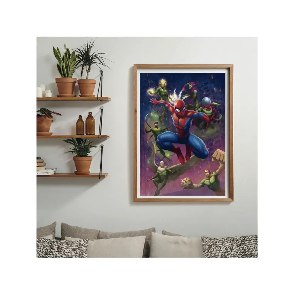 Clementoni Puzzle Spiderman Illustrated 1000 Pezzi, Puzzle Adulti