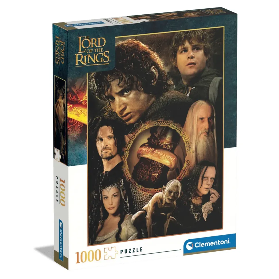 Clementoni Puzzle The Lord Of The Rings 1000 Pezzi, Puzzle Adulti
