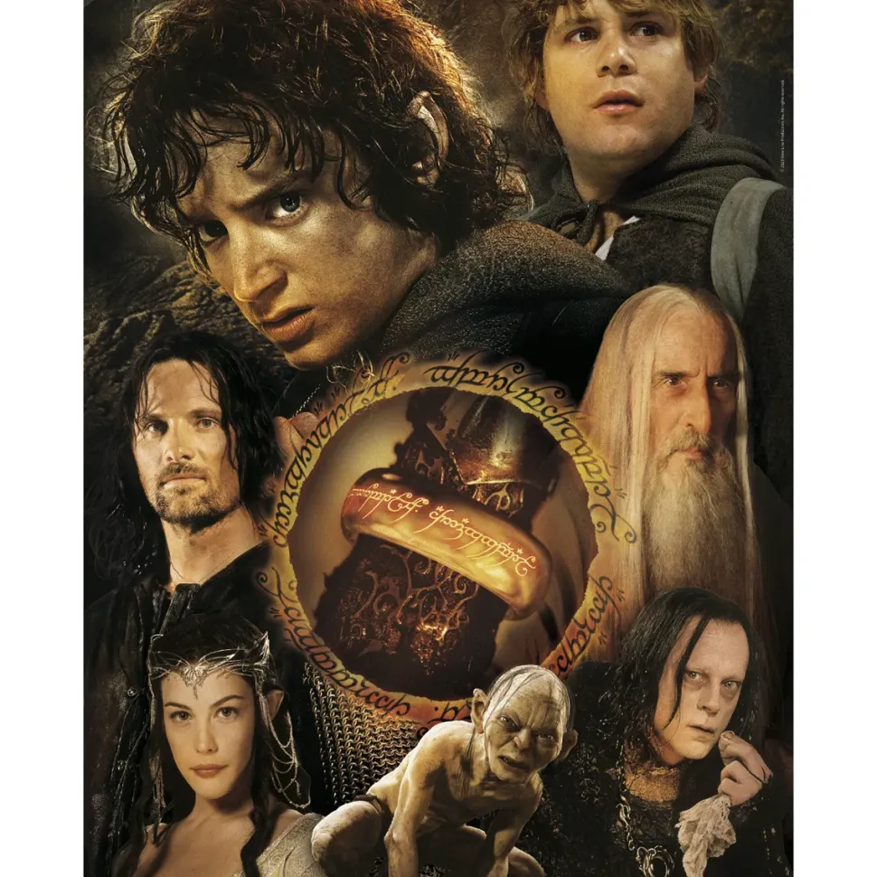 Clementoni Puzzle The Lord Of The Rings 1000 Pezzi, Puzzle Adulti