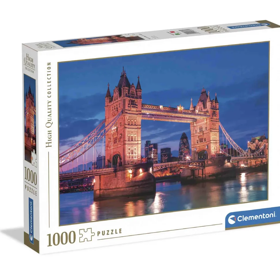 Clementoni Puzzle Tower Bridge At Night 1000 Pezzi