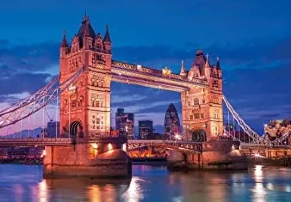 Clementoni Puzzle Tower Bridge At Night 1000 Pezzi