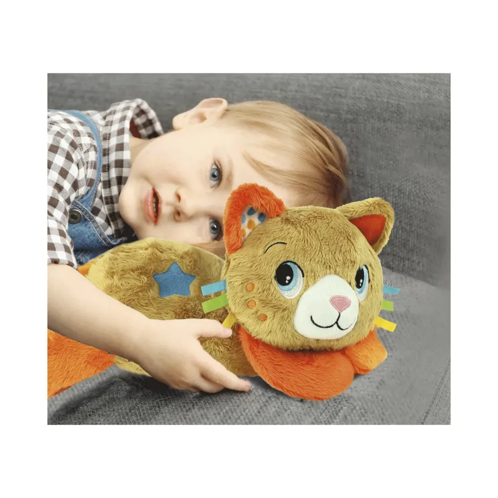 Clementoni Roby Ron Ron, Peluche Interattivo Con Vibrazione, Melodie E Suoni