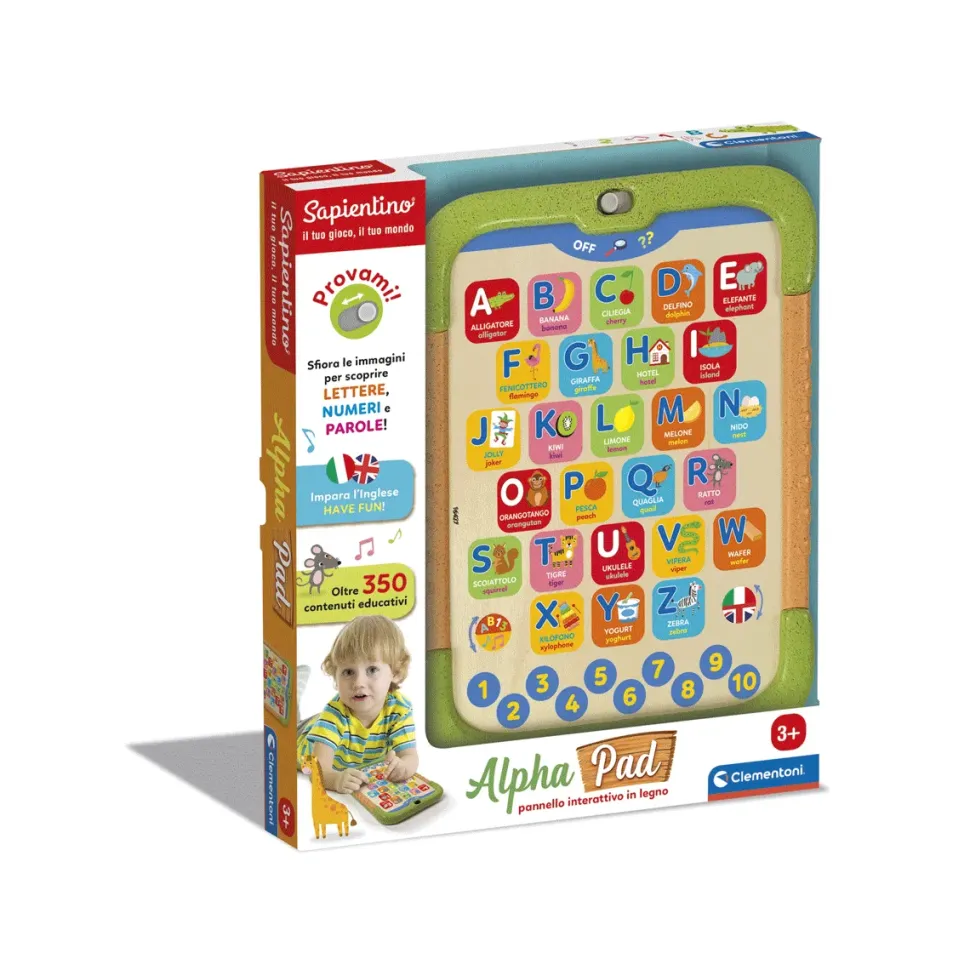 Clementoni Sapientino Alpha Pad, Alfabetiere Interattivo, 16427