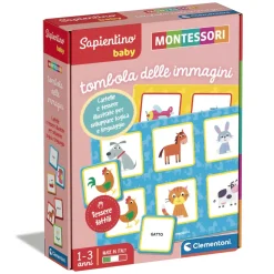 Clementoni Sapientino Baby Montessori Tombola Delle Immagini