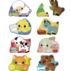 Clementoni Sapientino Baby Montessori I Cuccioli In Fattoria