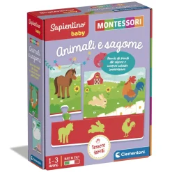 Clementoni Sapientino Baby Montessori Animali E Sagome